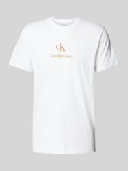 T-shirt z nadrukiem z logo od Calvin Klein Jeans - 13