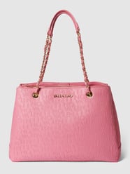 Torba shopper ze wzorem na całej powierzchni model ‘RELAX’ od VALENTINO BAGS Fuksjowy - 24