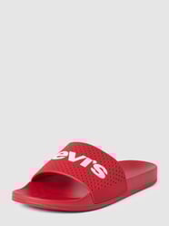 Slides mit Label-Print Modell 'JUNE' von Levi’s® Acc. Rot - 20