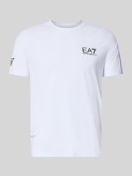 T-Shirt mit Label-Print von EA7 Emporio Armani - 17