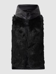 Steppweste mit Webpelz  von DKNY Schwarz - 21