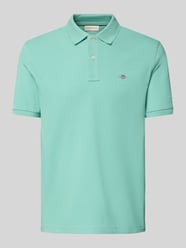 Slim Fit Poloshirt mit Logo-Stitching von GANT - 43