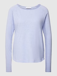 Longsleeve im Destroyed-Look von Rich & Royal Lila - 12