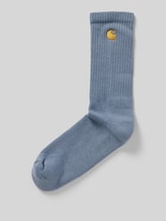 Socken mit Label-Stitching Modell 'Chase' von Carhartt Work In Progress Blau - 29