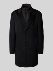 Lange wollen jas in dubbele-laagjeslook, model 'Morris' van JOOP! Collection - 42