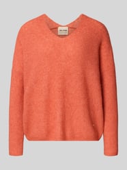 Oversized gebreide pullover met ribboorden, model 'THORA' van MOS MOSH - 39