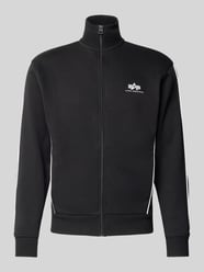 Bluza rozpinana z logo i stójką od Alpha Industries - 40