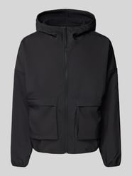 Jacke mit aufgesetzten Pattentaschen von ADIDAS SPORTSWEAR Schwarz - 41