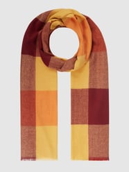 Schal mit Karomuster von s.Oliver RED LABEL Gelb - 46