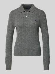 Slim fit shirt met lange mouwen van wolmix met kasjmier van Polo Ralph Lauren - 43