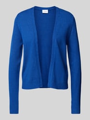 Cardigan mit gerippten Abschlüssen Modell 'RIL' von Vila Blau - 34