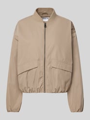 Jacke mit Reißverschluss von Jake*s Casual Beige - 2