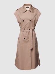 Weste aus Baumwolle mit Bindegürtel von Windsor Beige - 18