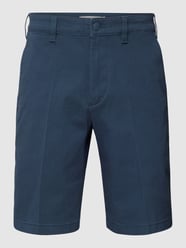 Chino-Shorts mit Logo-Detail  von REVIEW Blau - 44