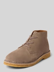 Boots van rundersuède, model 'RICCO' van SELECTED HOMME Beige - 18