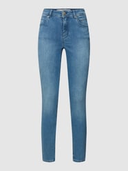 Jeans met labelpatch van Lanius Blauw / turquoise - 41