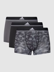 Boxershort met labeldetail in een set van 3 stuks van ADIDAS SPORTSWEAR Grijs / zwart - 38