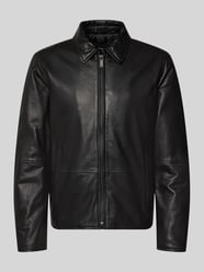 Regular fit jack van echt lamsleer model 'KELLAN' van Strellson - 4