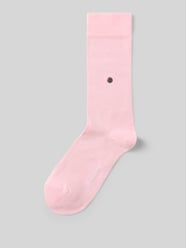 Socken in unifarbenem Design Modell 'LADY' von Burlington Pink - 41