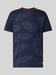 T-shirt met structuurmotief van Lerros - 38