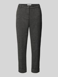 Straight Fit Cropped Hose mit Umschlag von Christian Berg Woman - 5