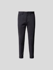 Bundfaltenhose im Straight Fit von Stylebop Blau - 25