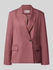 Oversized Blazer mit Viskose-Anteil von Christian Berg Woman Selection Pink - 25