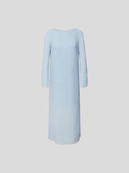 Maxikleid mit Rundhalsausschnitt von Harris Wharf London Blau - 10