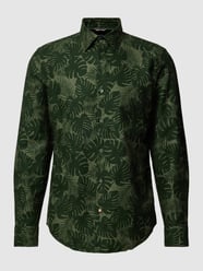 Casual Fit Business-Hemd mit Allover-Muster von BOSS Grün - 15