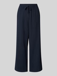 Wide leg stoffen broek met structuurmotief, model 'CISSIE' van Soyaconcept - 30