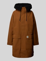 Parka mit Pattentaschen Modell 'CLARTON' von Carhartt Work In Progress Braun - 33