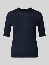 Sweter o kroju regular fit z czystej żywej wełny model 'FARBELLA' od BOSS - 42