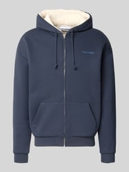 Regular Fit Sweatjacke aus Baumwoll-Mix mit Teddyfutter von REVIEW - 25
