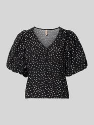 Blouse met korte mouwen van pure viscose model 'GILDA' van Soyaconcept - 33