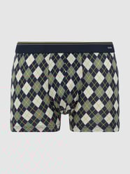 Boxershort van een katoen-elastaan-mix  van Calida Groen - 14