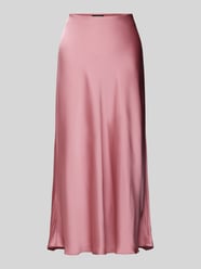 Midirok met elastische band, model 'SHARAE' van Lauren Ralph Lauren Roze - 43