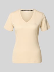 Regular Fit T-shirt van viscosemix van Liu Jo Sport Beige - 10