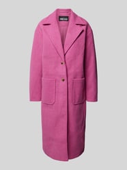 Oversize Fit Mantel mit Reverskragen Modell 'JILI' von Pieces Pink - 30