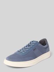 Sneakersy o niskim kroju z obszyciem z naturalnej skóry model 'KIERAN' od BOSS - 39
