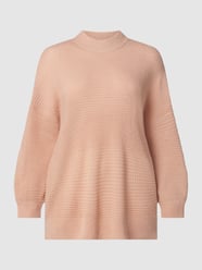 PLUS SIZE Pullover mit Stehkragen Modell 'Quinn' von Vero Moda Curve Rosa - 30