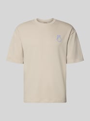 krój regular fit t-shirt z czystej bawełny model 'CASPIAN AIRFLEX AMORE' od ONLY & SONS - 5