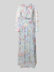 Abendkleid mit V-Ausschnitt und Raffungen von ADLYSH - 22
