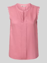 Regular fit blousetop van pure viscose, model 'KIMMI' van Only Fuchsia - 13