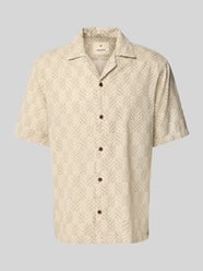 Regular Fit Freizeithemd mit 1/2-Arm Modell 'BLUVINCENT' von Jack & Jones Premium Beige - 44