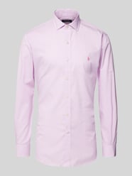 Slim Fit Business-Hemd mit Haifischkragen von Polo Ralph Lauren Rosa - 21