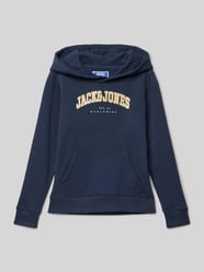 Hoodie mit Kapuze Modell 'CALEB' von Jack & Jones Blau - 14