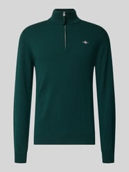 Regular Fit Pullover mit Strick-Optik aus reiner Lammwolle von Gant - 46