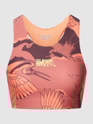 Sport-BH mit Label-Print von Superdry Sports Orange - 29