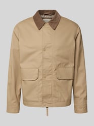 Hemdjacke mit aufgesetzten Pattentaschen von JACK & JONES Premium Beige - 11