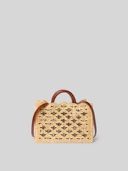Handtasche mit Lochstickerei von Rabanne Beige - 19
